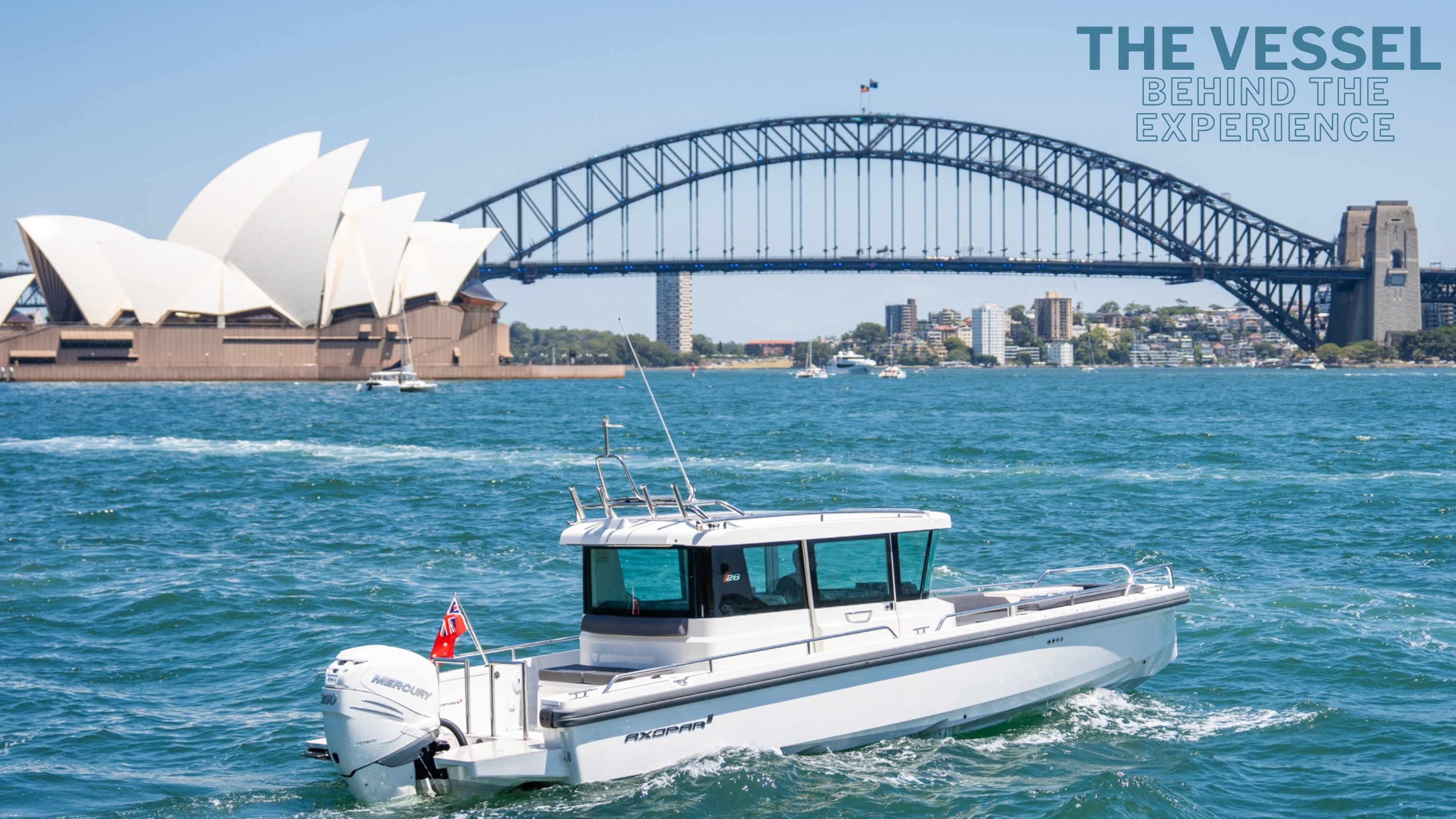 Wavii Yachts Axopar 28 on Sydney Harbour 1