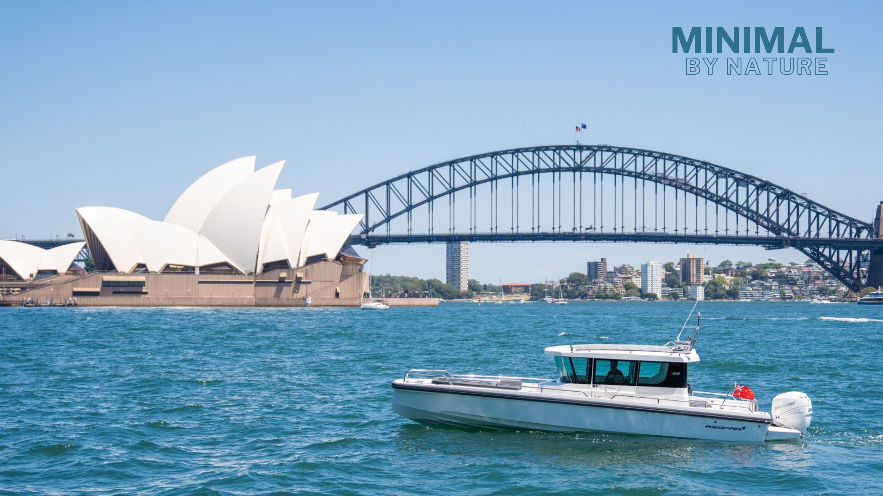 Wavii Yachts Axopar 28 on Sydney Harbour 2